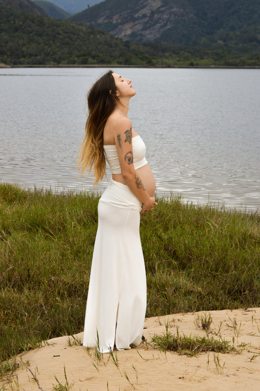 UKIYO SKIRT milk